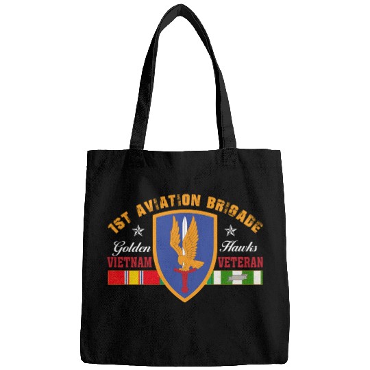1st Aviation Brigade Vietnam Veteran Golden Hawks Bags