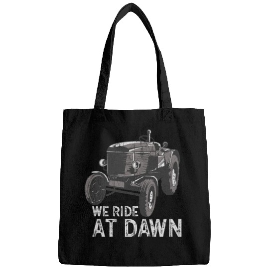 We Ride At Dawn Dad Lawn Mower Make Laugh Day Yard Bags