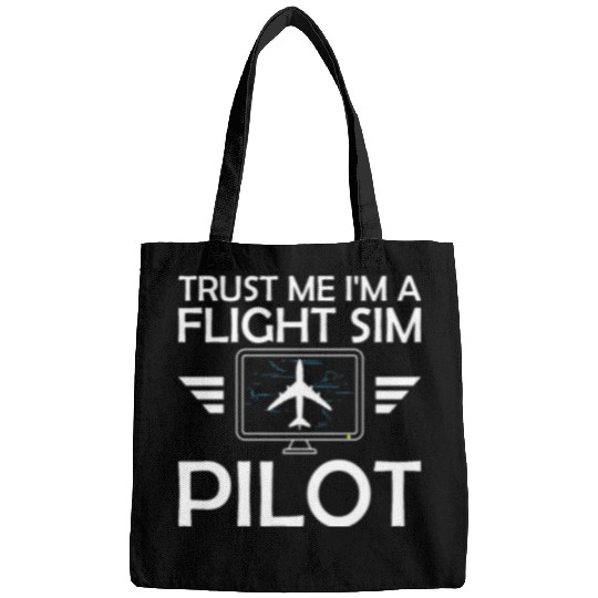 Flight Simulator Pilot Four Engine Jet Aircraft Av Bags