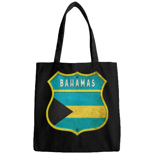 Bahamas coat of arms flag design Bags