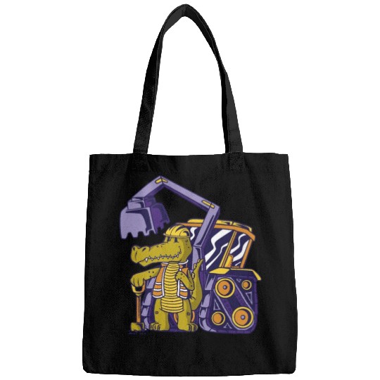 Construction worker alligator Construction worker Bags