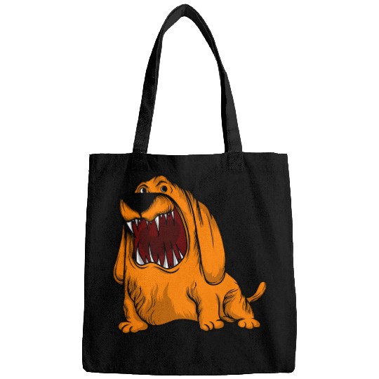 Scary Big Mouth Dog Owners Pet Lover Gift Ideas Bags