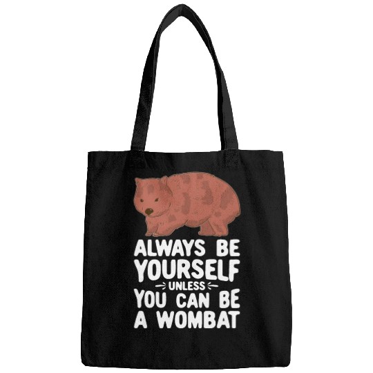 Native Australian Animal Lovers Cute Wombat Bags