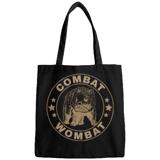 Combat Wombat For A Wombats Lover Bags
