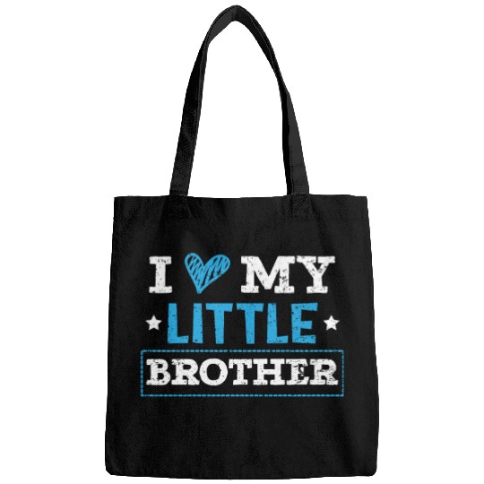 I Love My Little Brother Best Bro Ever Brotherhood Bags