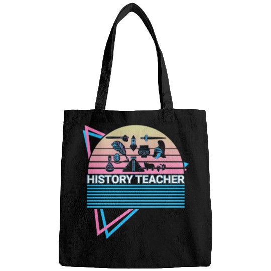 History Teacher Retro Bags
