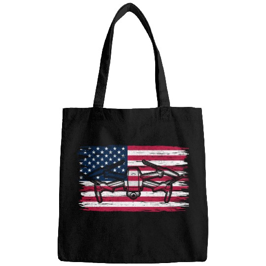 Patriotic Drone Pilot USA Drone Lover Bags