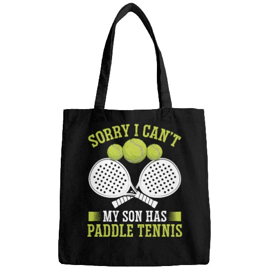 Paddle Tennis Player Match Dad Father Papa Bags