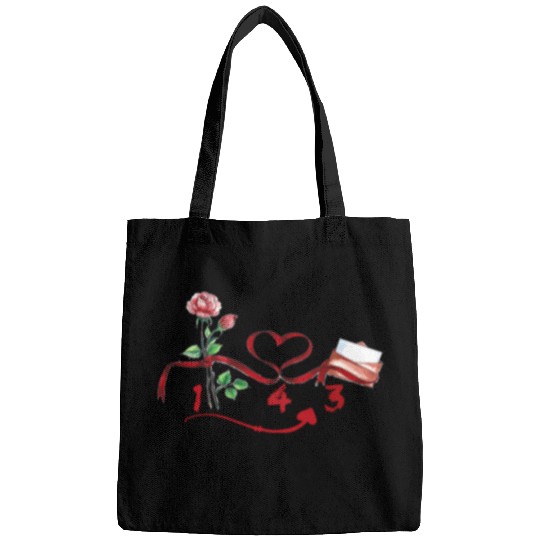 143 I Love You Valentines Day For Her Valentines Bags