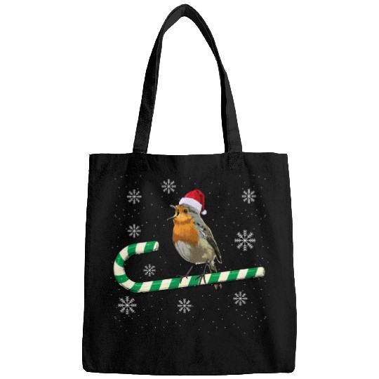 Robin Bird Watching Redbreast Birding Christmas Bags