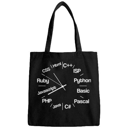 Computer Programmer Clock Programming & Coding No Bags