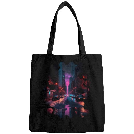 New York Vaporwave Aesthetic Retro Style Love NY Bags