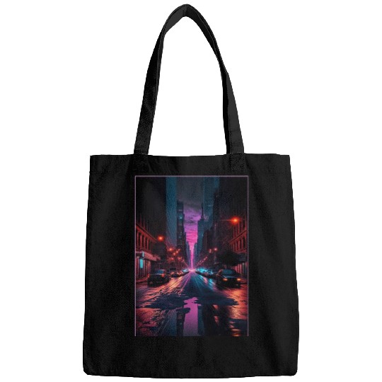 New York Vaporwave Aesthetic Retro Style Love NY Bags