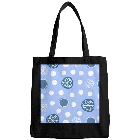 Winter Snowflakes Pattern Bags