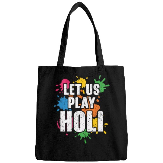 Let Us Play Holi Hindu Buddhist Holi Festival Bags