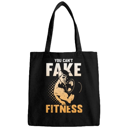 you cant fake fitness Workout Gym Bags