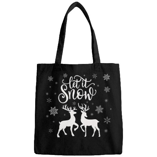 Let it snow with deer Bags