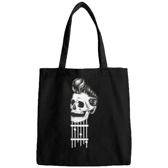 Rock N Roll Skeleton Head -Sweet Rock On Guitar Bags