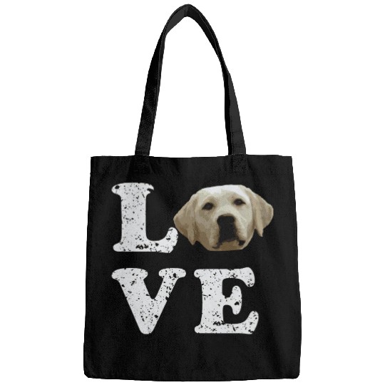 I Love My Yellow Lab Labrador Retriever Dog Bags