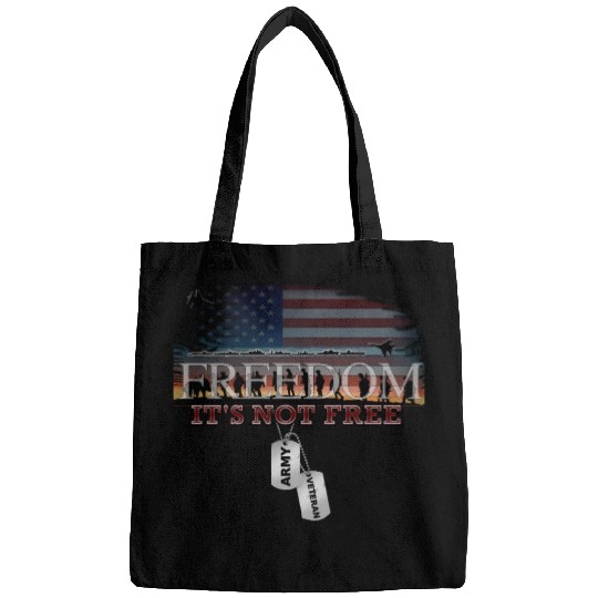 Army Veteran Freedom Isn't Free Bags