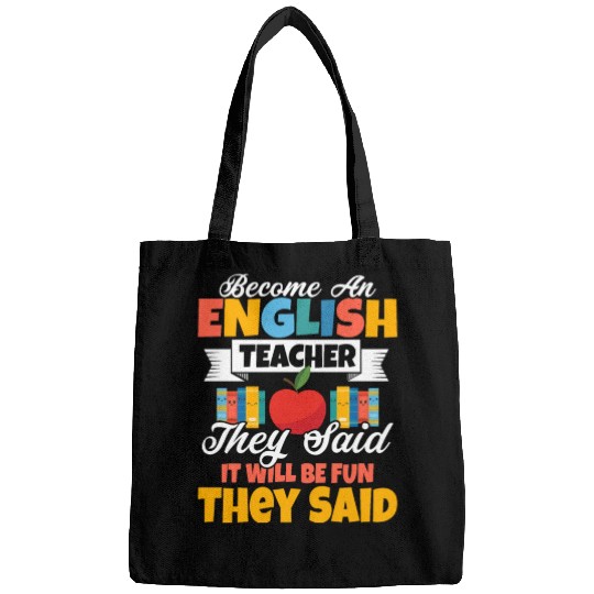 Become An English Teacher Grammar Language Bags