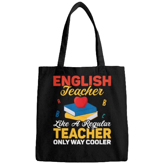 English Teacher Like A Regular Teacher Grammar Lan Bags