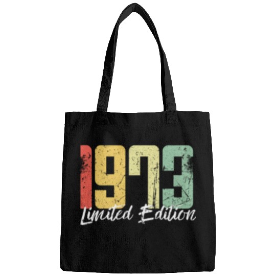 50 Years Vintage 1973 Retro 50th Birthday Bags