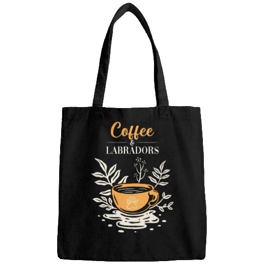 Labrador Retriever Coffee And Labradors Bags