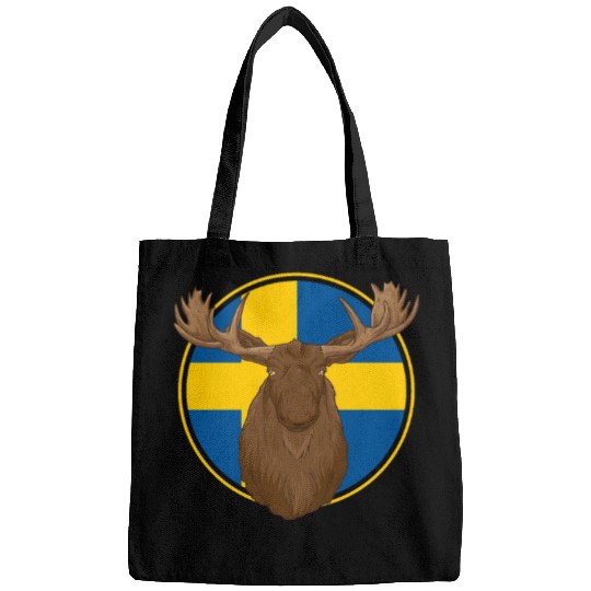 Sweden Flag Sverige Moose Bags