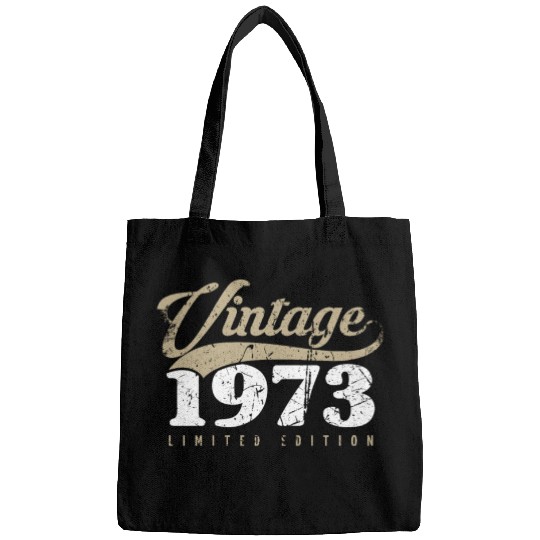 50 Years Vintage 1973 Retro 50th Birthday Bags