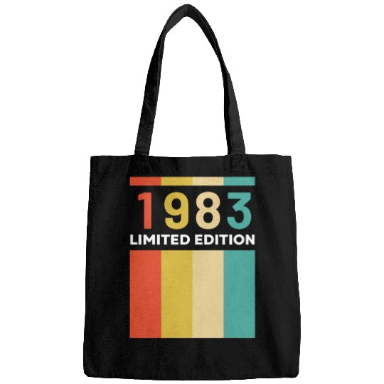 40 Years Vintage 1983 Retro 40th Birthday Bags