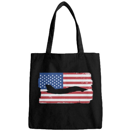 F-14 Tomcat Fighter Jet American Flag F14 Tomcat Bags