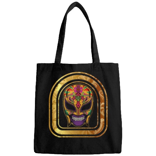 Dia De Los Muertos Bags, Lucha Libre El Santo