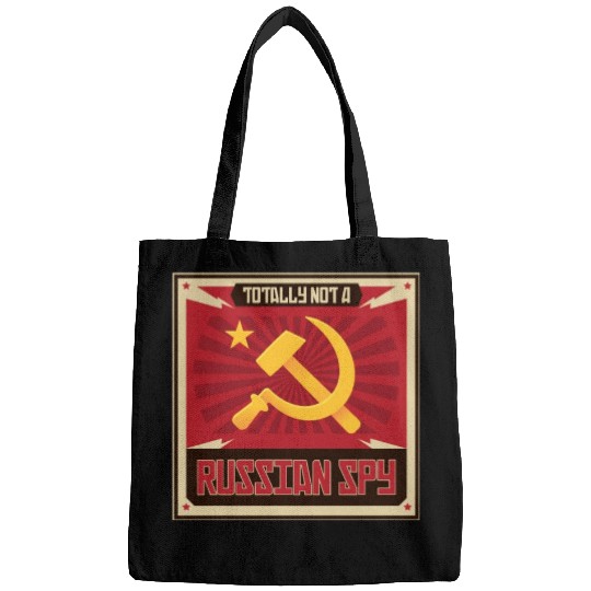 Funny Russian Spy USSR Soviet Union Russia Hammer Bags