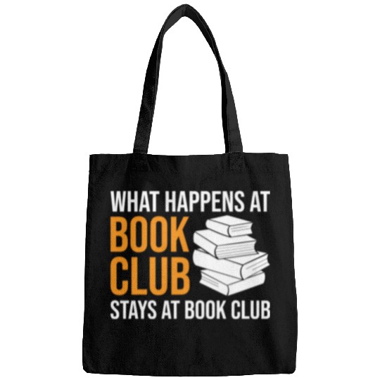 Reading What happens at Book Club stays at Book Cl Bags