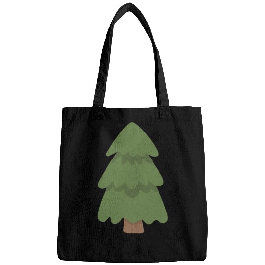 Cartoon Evergreen Tree Bags