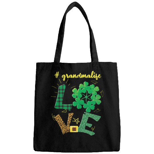 Love Grandma Shamrock Saint Patrick Day Bags