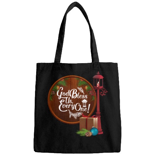 A Christmas Carol Charles Dickens God Bless Us Eve Bags