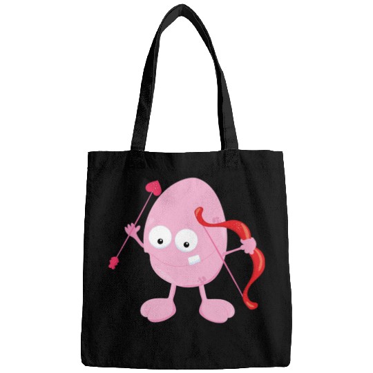 Kids Valentines Day Valentine Light Pink Monster Bags