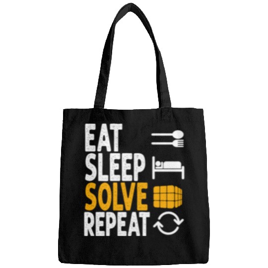 Eat Sleep Solve Repeat Math Speed Cubing Genie Bags