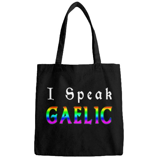 St Patricks Day Rainbow LGBT | I Speak Gaelic Bags
