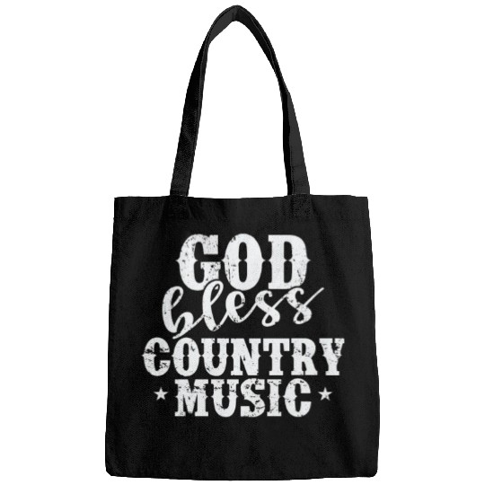 God bless Country Music USA America Cowboys Bags