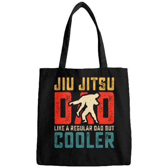 jiu jitsu dad like a regular dad but cooler Bags