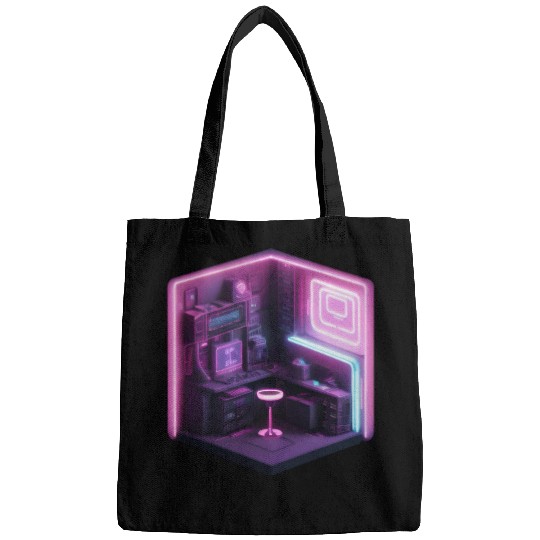 Isometric Modern Room Cube Bags