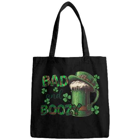Mens St Patricks Day Irland Irish Green Shamrock Bags