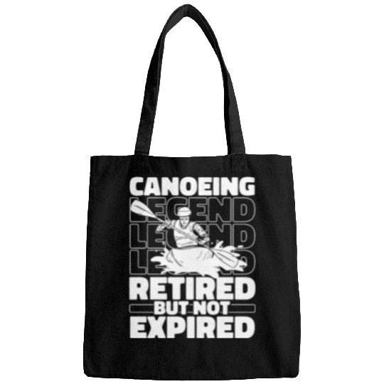 Canoe Canoeing Canoeist Retired Bags