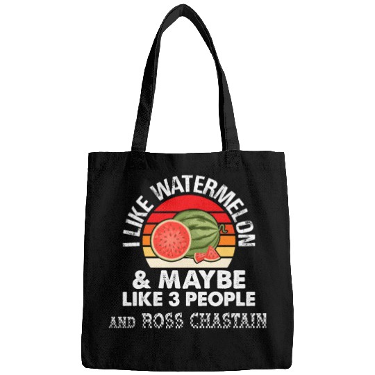 I LIKE WATERMELON AND MAYBE 3 PEOPLE ROSS CHASTAIN Bags