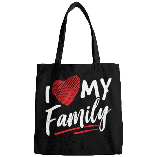 I Love My Family Gathering Families Reunion Bags