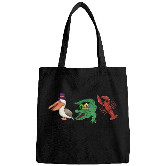 Kids Toddler Girls Fleur de Lis Mardi Gras Gnomes Bags