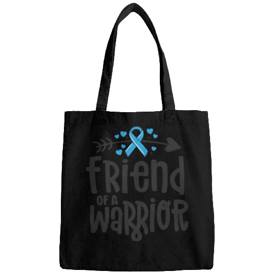 Friend Of A Warrior Support Team Prostate Cancer Bags